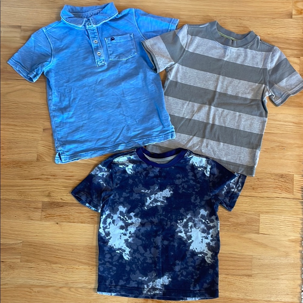 3 pc Bundle. Toddler Boys Nautical Preppy Tees & Polo, Tommy Bahama size: 4.